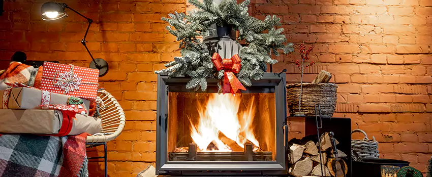 Travis Industries Linear Gas Fireplace Installation in Sudley, Virginia